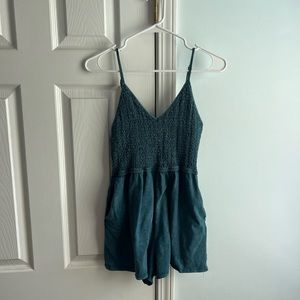 Green wild fable romper